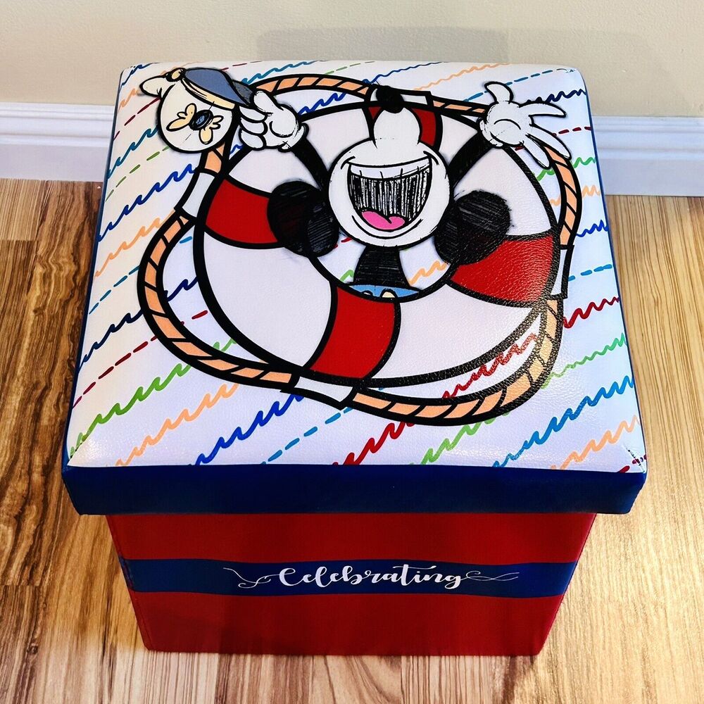 Mickey Mouse Disney Cruise Line Exclusive 12" Storage Box Lid Captain Mickey